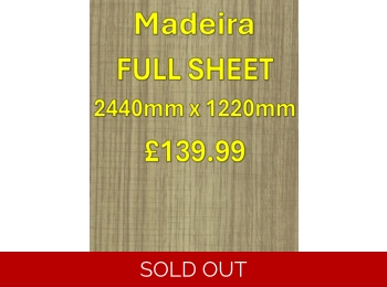 15mm Lightweight Furniture Ply - Madeira - Full Sheet